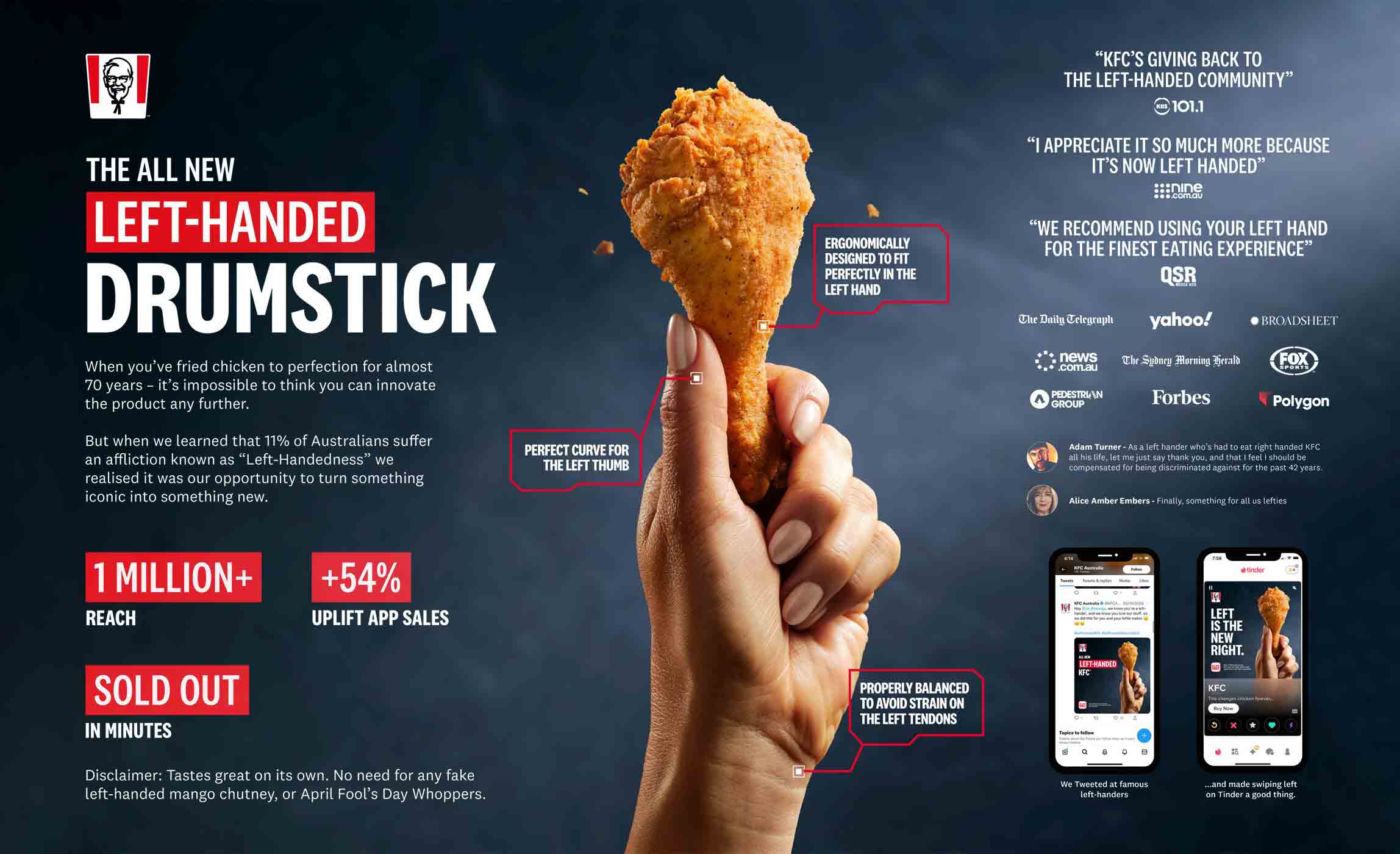 KFC: Left-handed
