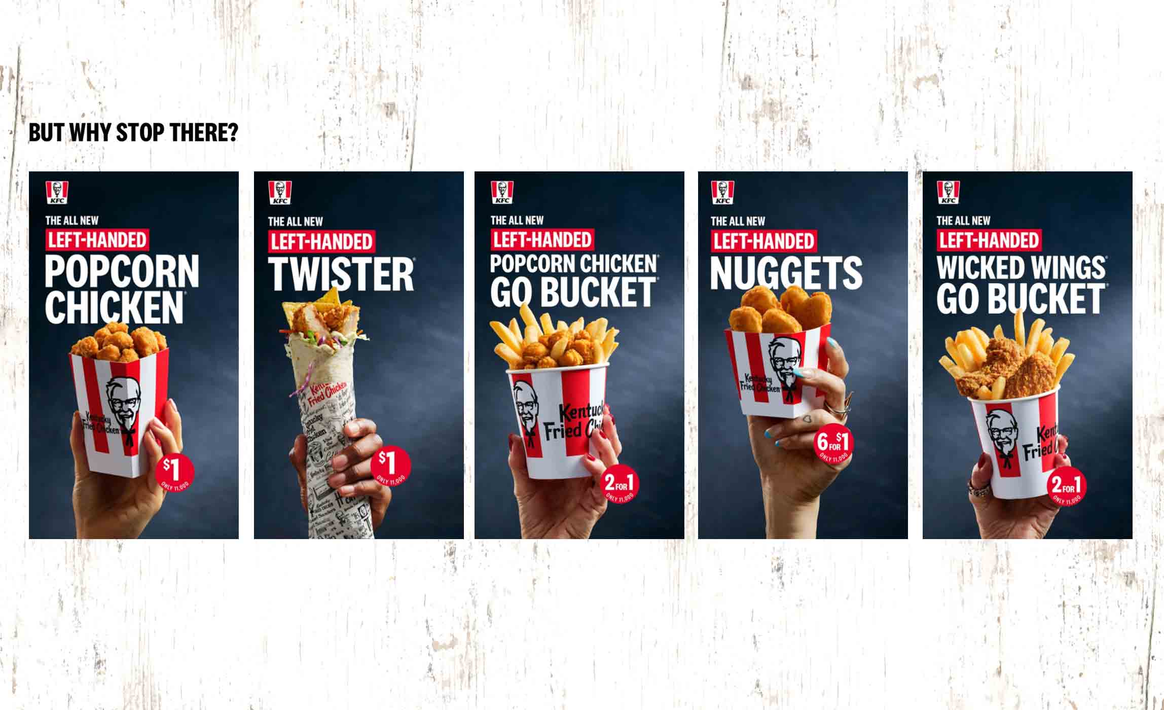 KFC: Left-handed